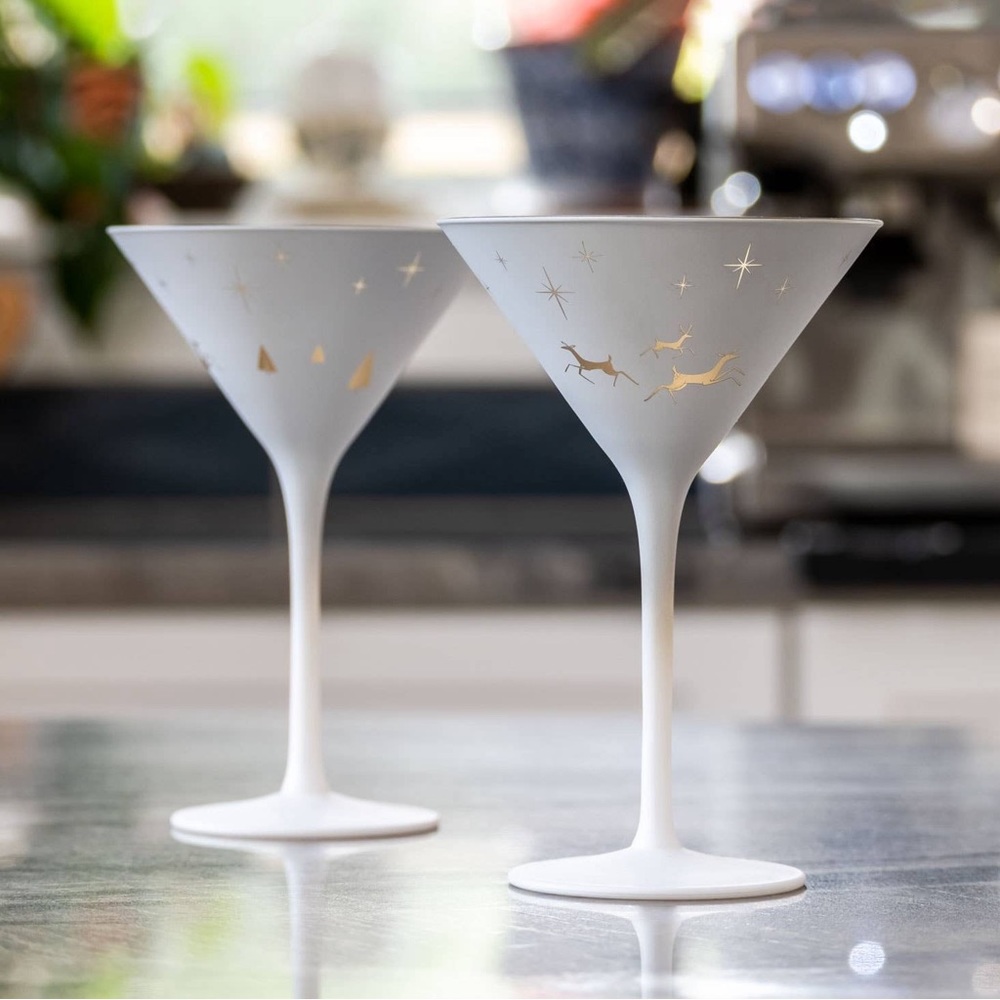 Wonderland White Martini 8.5oz (Set of 2)